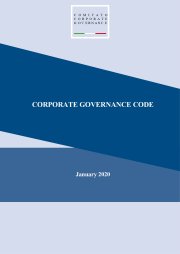 Кодекс корпоративного управления Италии (en) — «Italian Corporate Governance Code» — 2020